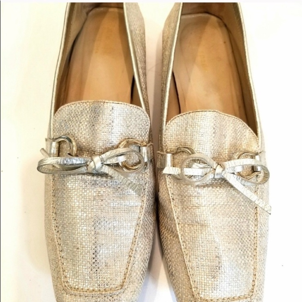 Kate Spade - Gold Loafers - Size 9